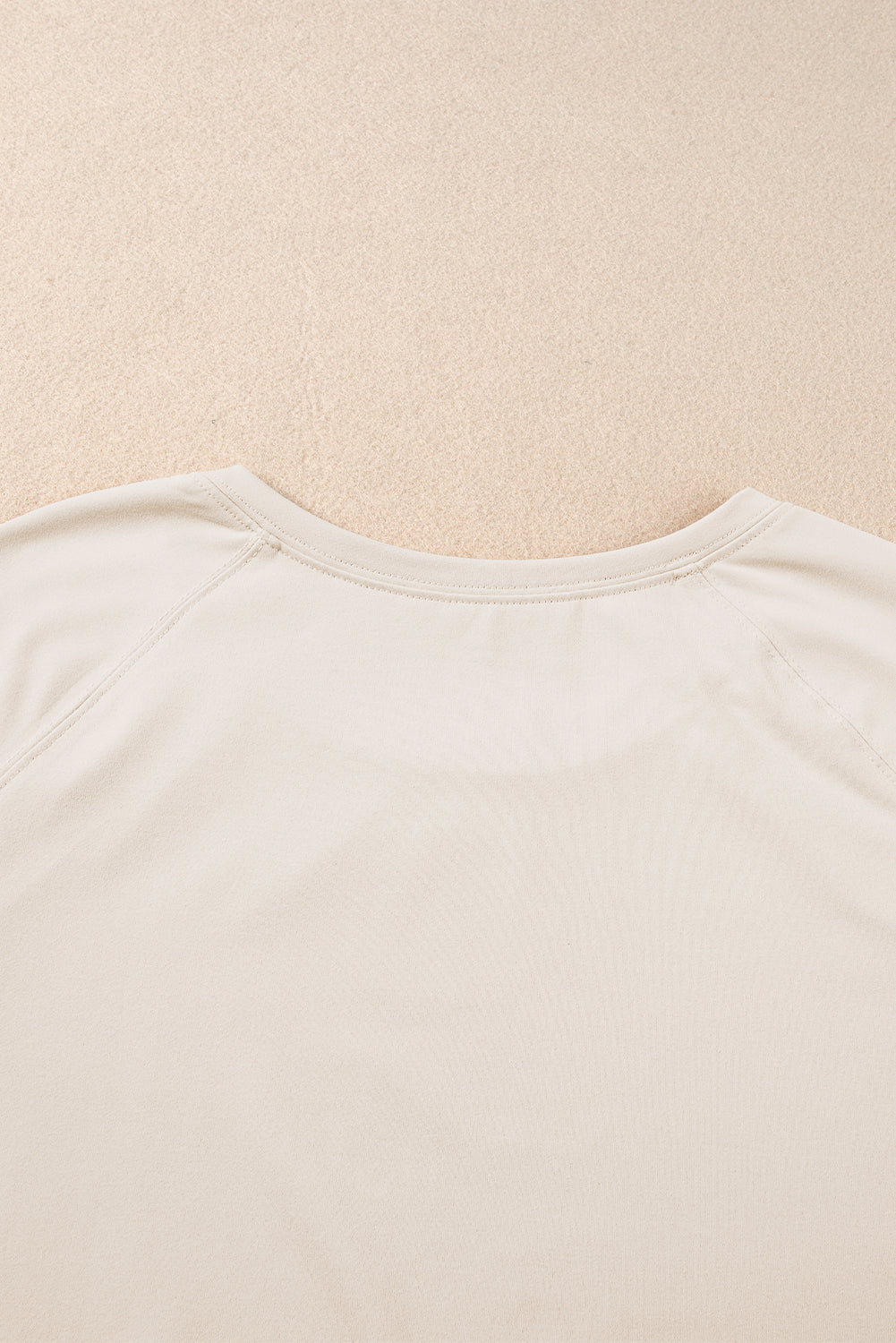 White Raw Hem Loose Tee and Wide Leg Pants Set